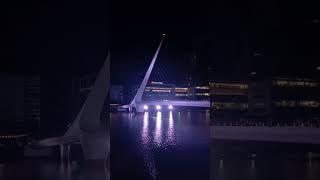 PUENTE DE LA MUJER argentina puertomadero viralvideo shorts reels real [upl. by Weinhardt]