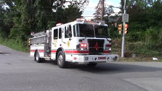 Malvern Fire Company Engine 4 Responding to a Fire Alarm [upl. by Heer885]