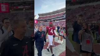 Alabama players react to 527 victory over Mercer [upl. by Fantasia289]