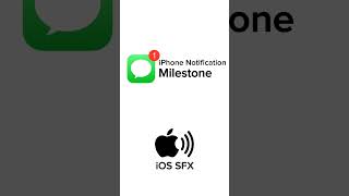 iPhone Notification Sound  Milestone iphone [upl. by Nirik]