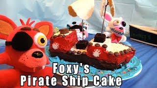 FNAF Plush Episode 93  Foxys Cake quotThe Pirate Shipquot [upl. by Ysteb]