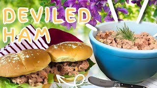 Oldfashioned Tasty Deviled Ham Spread  Easy and Budgetfriendly Recipe  Vintage Recipe [upl. by Naejamron]