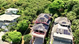 Aerial Video of 589 Kawailoa Rd Kailua HI [upl. by Roslyn]