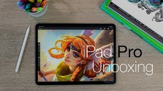 iPad Pro 2018 unboxing and setup [upl. by Annot]