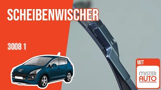 Wie Peugeot 3008 1 Scheibenwischer wechseln 🌧 [upl. by Trah153]