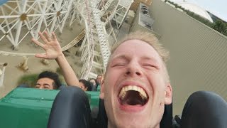 HILARIOUS ROLLER COASTER REACTIONS [upl. by Ahserak]