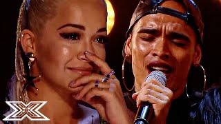 PHENOMENAL Queen Cover Has The Judges In TEARS  X Factor Global [upl. by Arras]