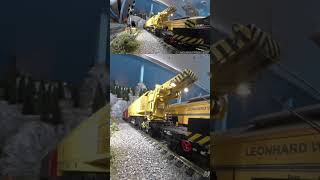 Self propelled rail crane Ps4 controller used to control [upl. by Aneger764]