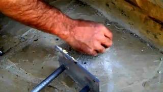 Howto Install Log Newel Posts for Iron Railings by Mitchell Dillman [upl. by Myrvyn968]