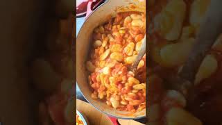 Greek Giant Beans Recipe Gigantes Plaki shorts recipes [upl. by Tobin]