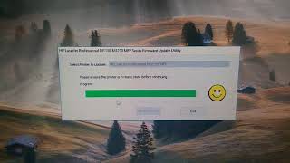 Update firmware HP Laserjet Pro M1212nf MFP [upl. by Robenia946]