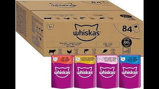 quotWhiskas 1 Adult Wet Cat Food Megapack – 84 Pouches for Complete Nutritionquot [upl. by Goldarina]