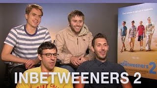 The Inbetweeners 2 creators vs stars [upl. by Ahsikit]