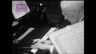 FILM  Wilhelm Backhaus at a rehearsal of Brahms Piano Concerto No 2 1966 [upl. by Graf333]