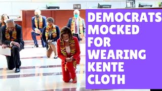 Democrats Mocked for Wearing Kente Cloth [upl. by Ehcnalb364]