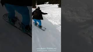 Slopes Slide JB · Snowboard slide in Switzerlands Top Swiss Resort Villars Gryon Diablerets [upl. by Ennalyrehc]