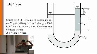 Hydrostatik 4 Übungen zum URohr [upl. by Aiepoissac]