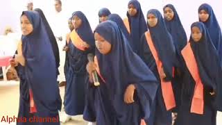 kibilay girls primary school presenting somalia song about thae improtancr of a teacherDawasha [upl. by Adni]