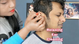 Relaxing Ear Cleaning  Ear Massage  Oil Head Massage  Loud Neck Cracking  Moral Of ASMR [upl. by Araihc410]