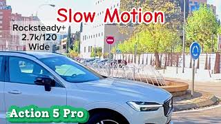 Dji Action 5 Pro slow motion [upl. by Anes]