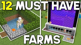 Best Minecraft Farms of 2023 Minecraft Bedrock 121 [upl. by Farris]