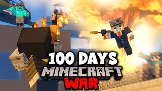 Surviving 100 Days in a Minecraft MODDED WAR INTENSE [upl. by Acul79]