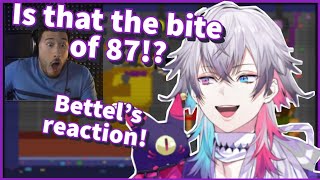 Bettels REACTION to the BITE OF 87【Holostars EN  Gavis Bettel】 [upl. by Nnylav]