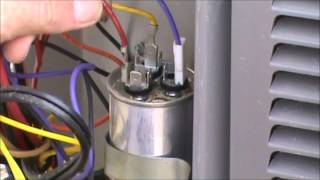 HVAC Training  Dual Capacitor Checkout [upl. by Hahsi]