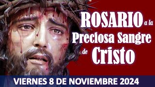 🌹ROSARIO A LA PRECIOSA SANGRE DE CRISTO🌹SANGRE DE JESÚS CÚBRENOS🌹VIERNES 8 DE NOVIEMBRE 2024🌹 [upl. by Hortensia401]