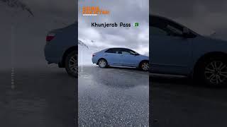 khunjerab pass karakoram highway shorts NorthernAreasOfPakistan snowfall [upl. by Adaven]