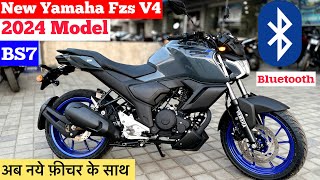 Yamaha Fzs v4 New Model 2024 Review  Price  Mileage  Feature  yamaha fzs v4 2024 [upl. by Fenella299]