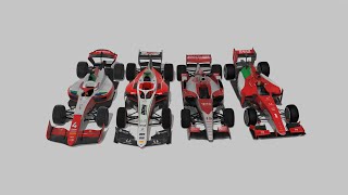 Assetto Corsa GP2F2 Generational Comparison  Silverstone [upl. by Niwle]