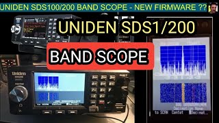 UNIDEN SDS100200 BAND SCOPE  NEW FIRMWARE  BUTEL ARC NEWS [upl. by Moreland]