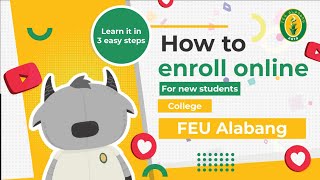 TAMbayanTV​ How to Enroll Online in FEU Alabang for new students in College [upl. by Merna]