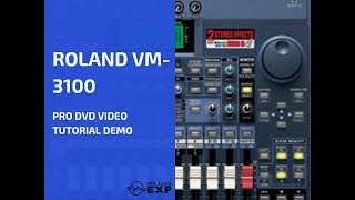 Roland VM3100 Pro DVD Video Tutorial Demo Review Help [upl. by Maura]