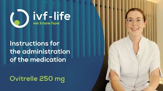 💉🌼 Ovitrelle® 250 mg Preparation and Administration of the Medication  IVFLife [upl. by Gem]