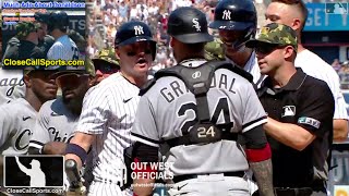 White Sox and Yankees Clear Benches as CWSJosh Donaldson Feud Continues  Umpiring Problem Players [upl. by Imat465]