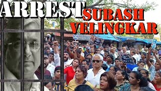 Massive Protest against Subhash Velingkar for remark on St Francis Xavier [upl. by Initsed]