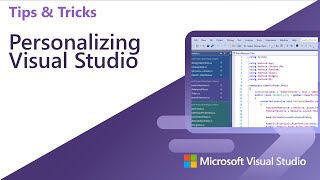 Personalizing Visual Studio 2022 [upl. by Mundford105]