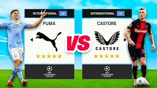 CHAMPIONS LEAGUE KIT BATTLEBUT ITS PUMA VS CASTORE 😎 [upl. by Selokcin]