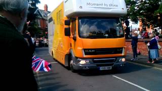 The Olympic flame in alcester [upl. by Hiasi]