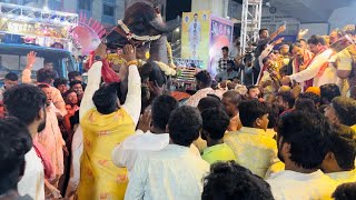 Narayanguda sadar 2024  laddu yadav anna  full crowd  bulls festival [upl. by Atiekan]