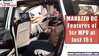 Mahindra Marazzo DC Modification  Features of 1 Cr MPV in 15 L OnRoad Price  Team Car Delight [upl. by Busby]