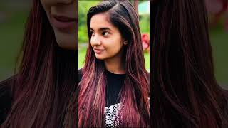 Anushka Sen tik tok videos love dance song rishka superstar shortsfeed anushkasencuitecuite [upl. by Maurine]