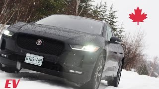 Jaguar IPACE EV Winter Driving Demonstration [upl. by Sandler]