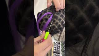 How To Use Full Lace Wig Cap Crochet Box Braids Twists or Locs Dreads [upl. by Astraea]