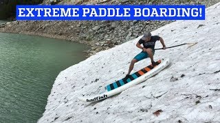 Extreme White Water River Stand Up Paddleboarding [upl. by Nylac969]