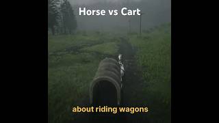 Horse vs Cart  RDR2 [upl. by Atyekram624]