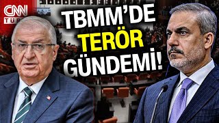 SON DAKİKA 🚨  TBMMde Terörle Mücadele Oturumu Bakan Fidan ve Güler Meclisi Bilgilendirecek [upl. by Eladal]