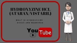 Hydroxyzine hydrochloride hcl  Hydroxyzine for anxiety [upl. by Wagstaff]